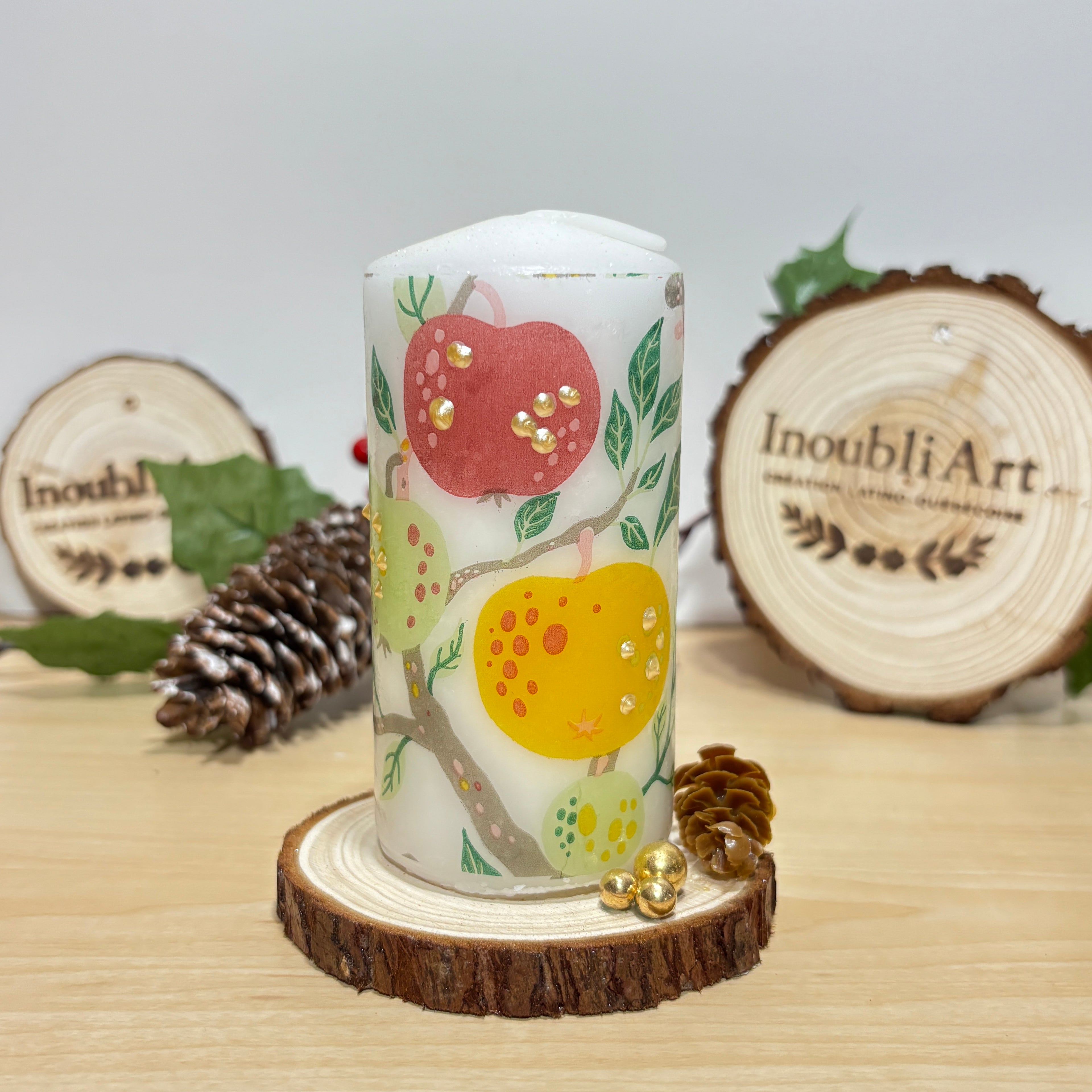 Bougie décorative pilier