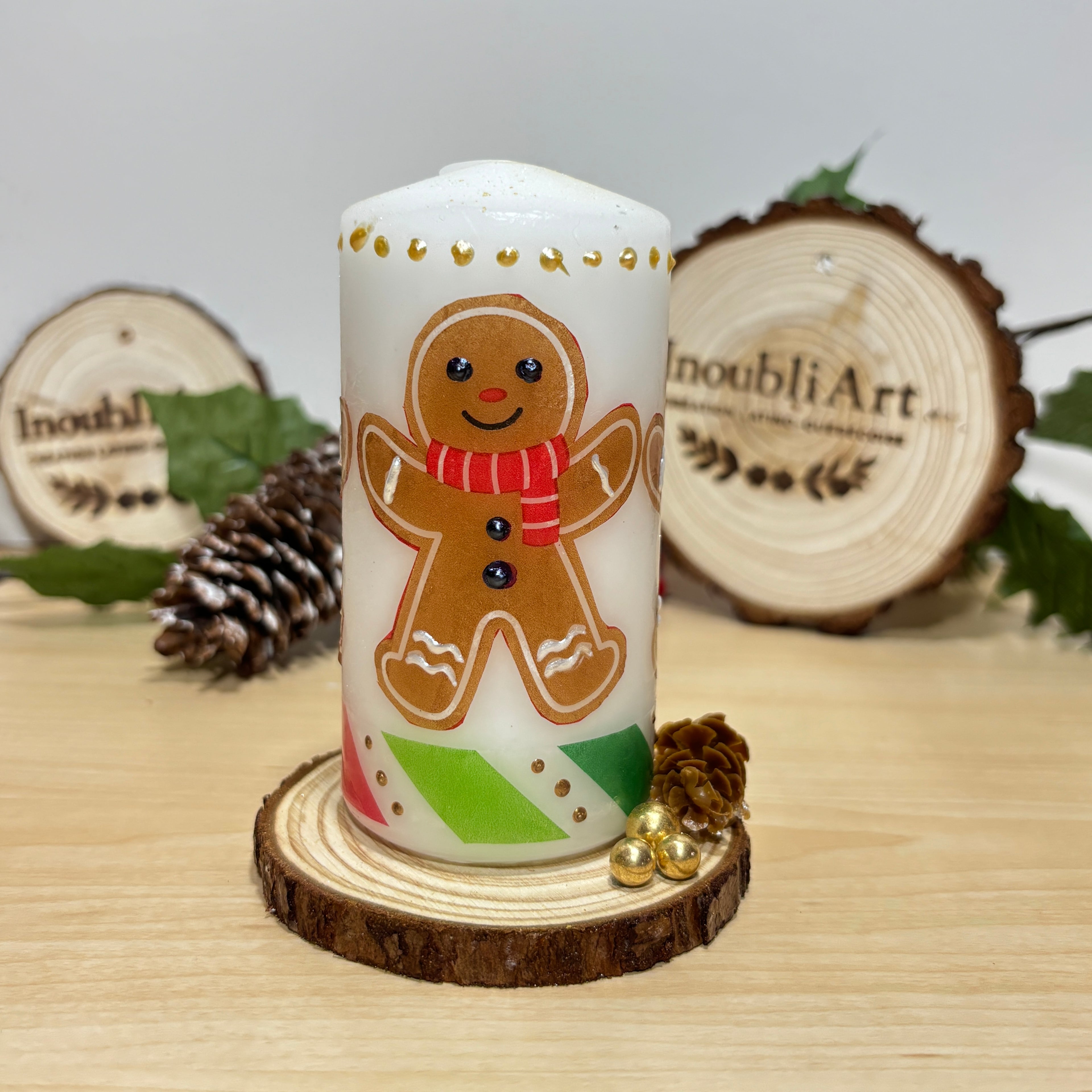 Bougie décorative pilier