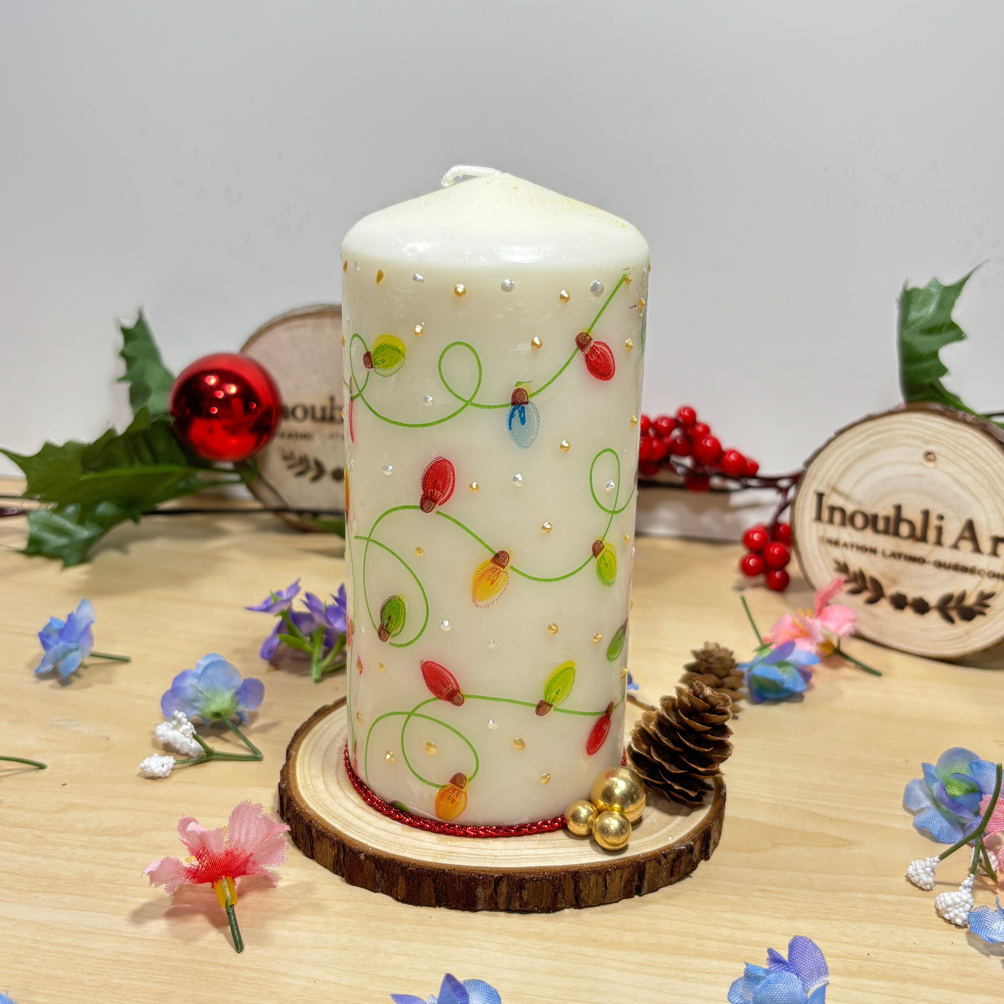 Bougie décorative moyenne