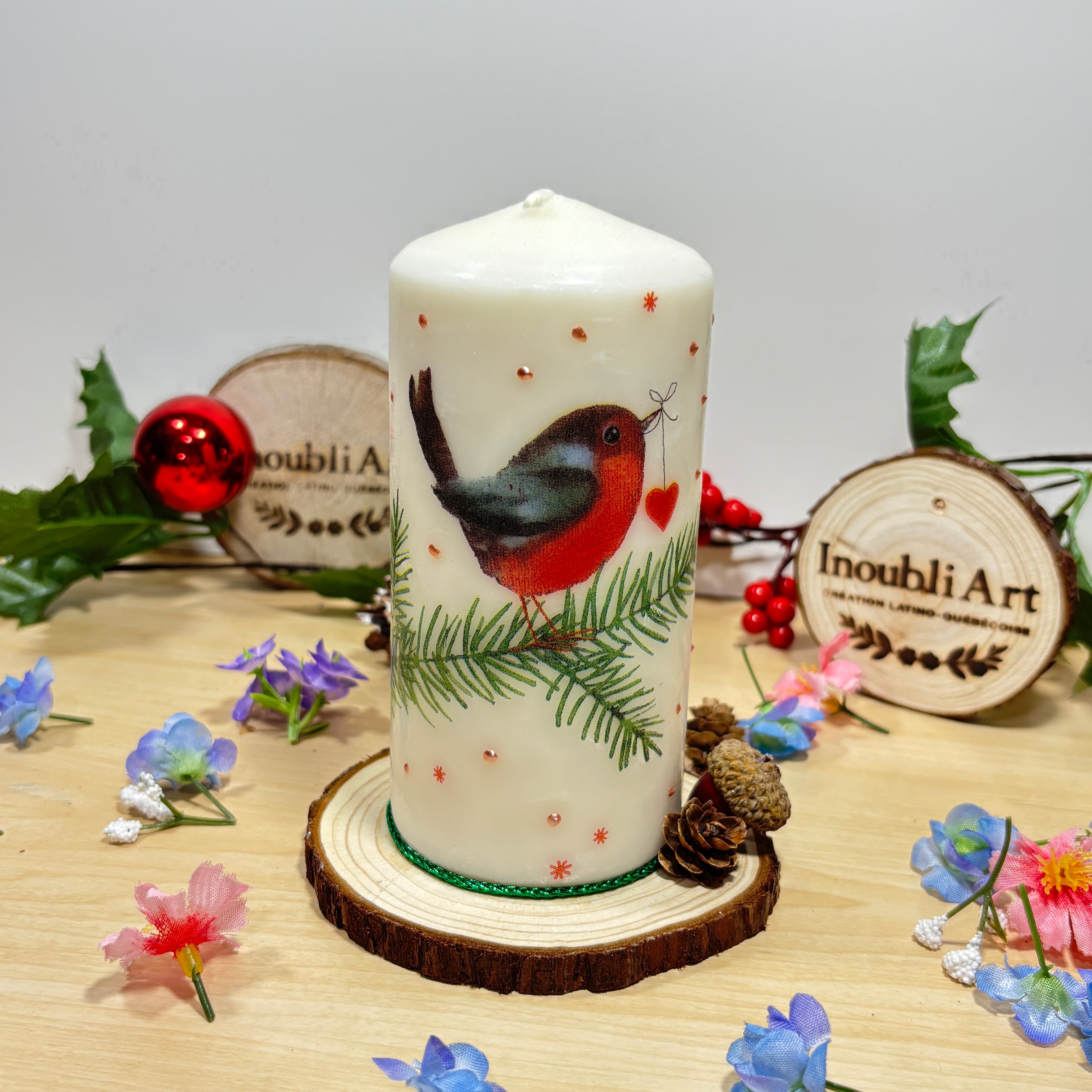 Bougie décorative moyenne