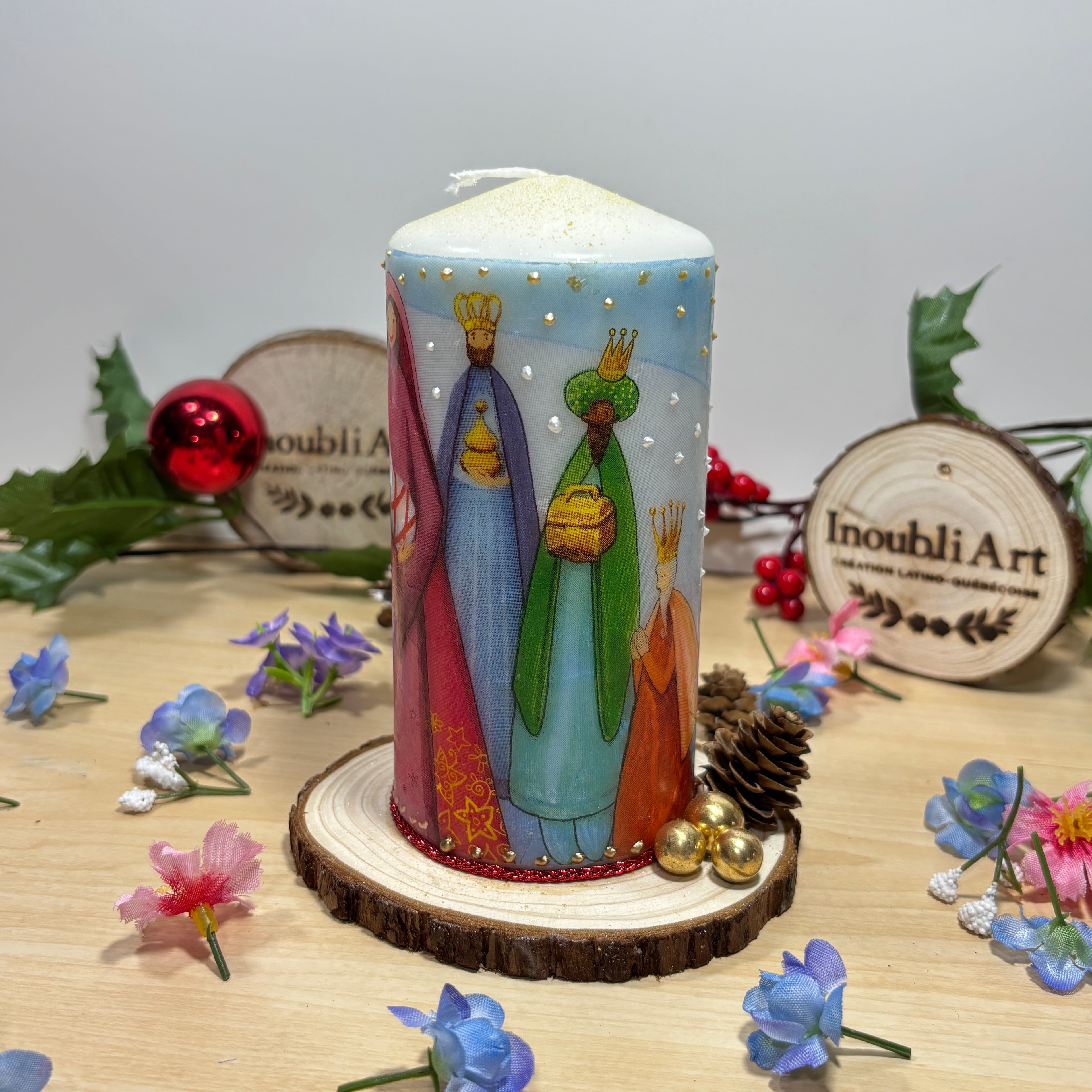 Bougie décorative moyenne