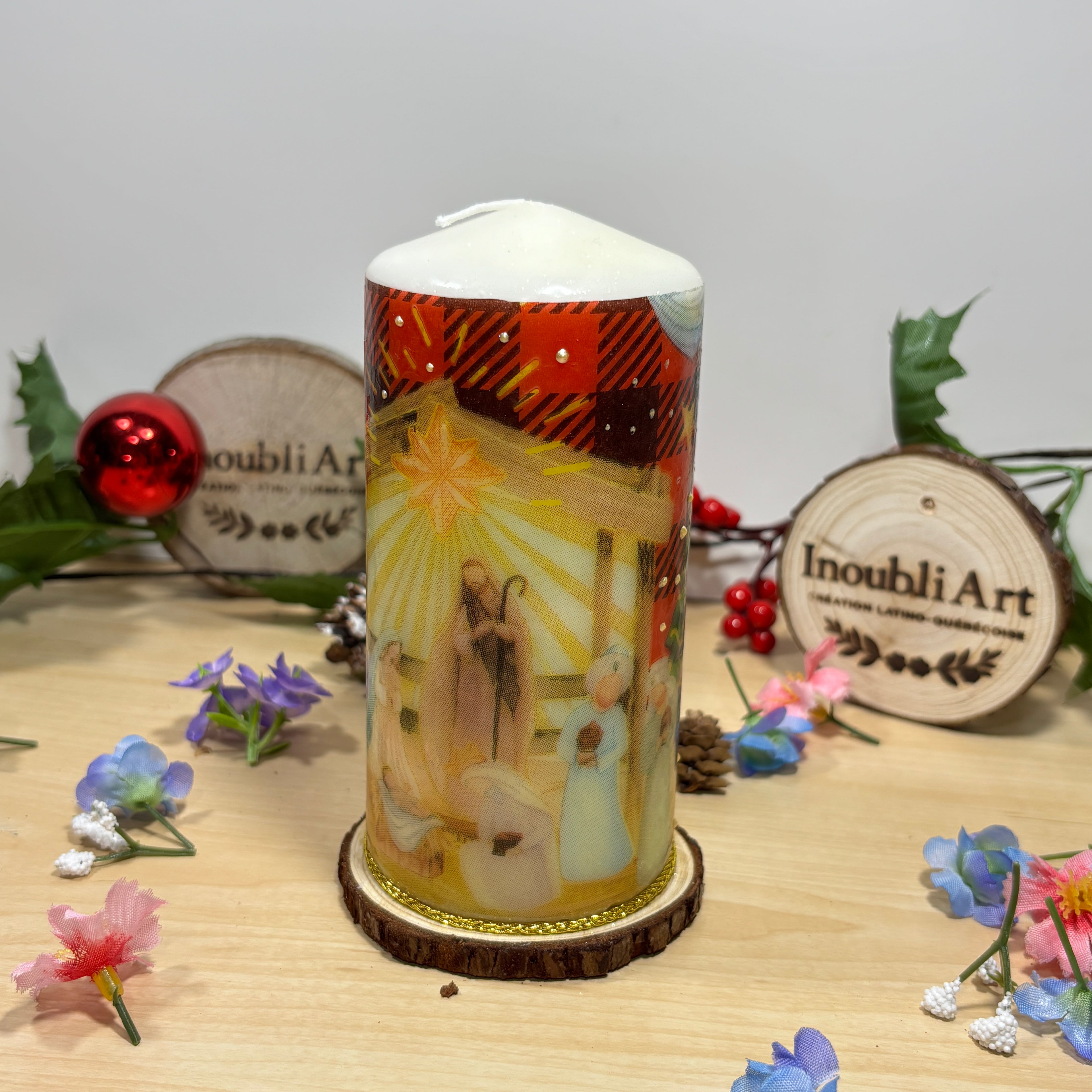 Bougie décorative moyenne