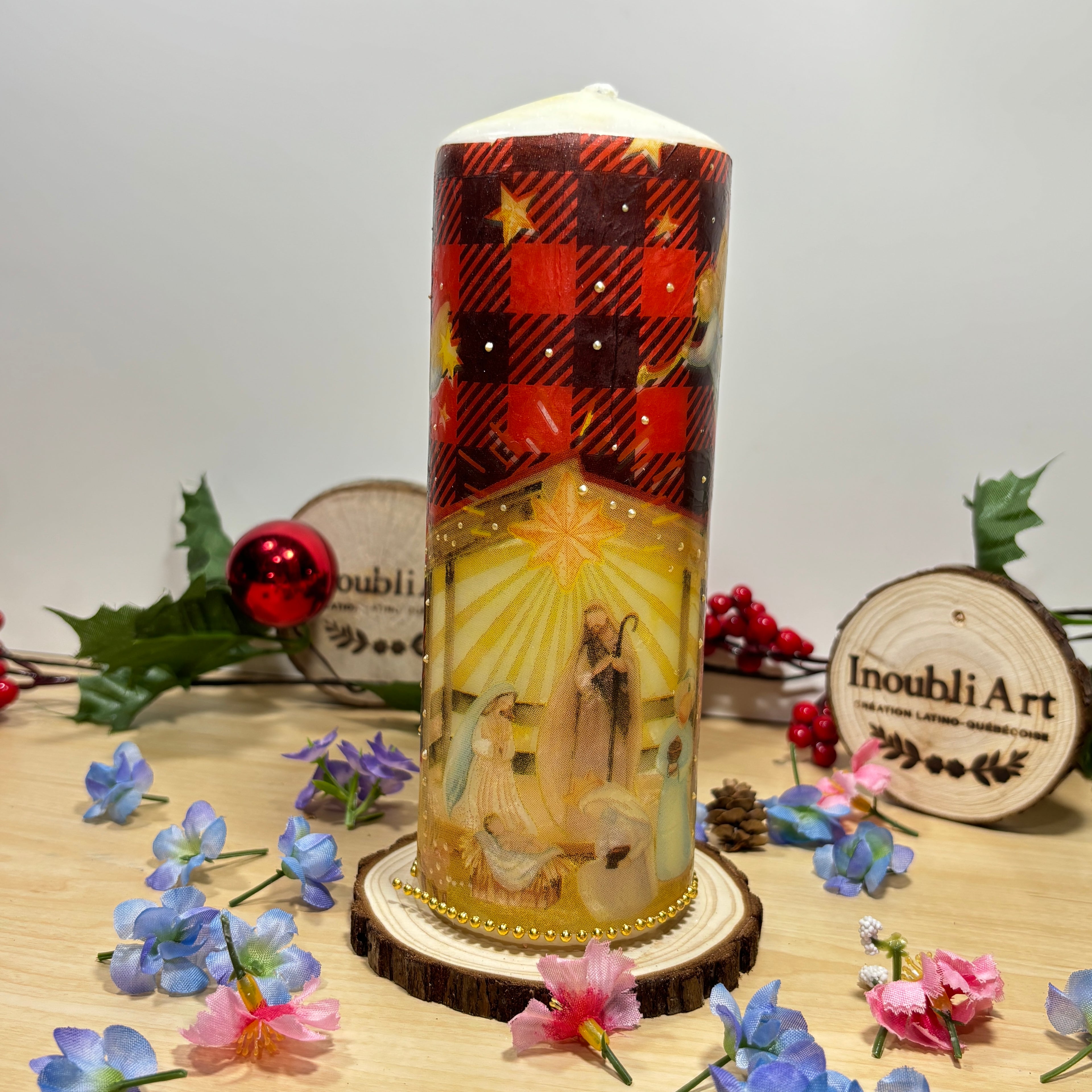 Bougie décorative grande